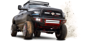 Black Dodge Ram Background PNG Image