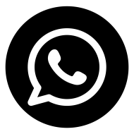 Black Whatsapp Logo Vector PNG