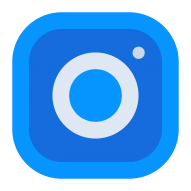 Blue Instagram Logo PNG Download
