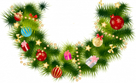 Christmas Garland PNG Images Transparent Background