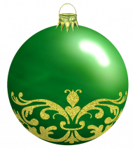 Christmas Green Bauble Png Photos Download Free