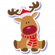 Christmas Reindeer PNG Transparent HD Photo