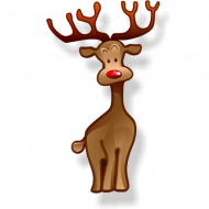 Christmas Reindeer PNG Transparent HD Photo