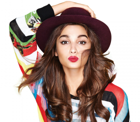 Cute Alia Bhatt Face Transparent PNG