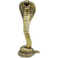 Golden Cobra Snake PNG Download