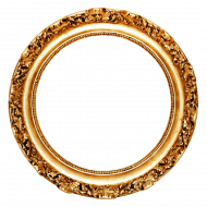 Golden oval Frame Png Images Free HD