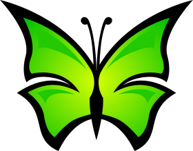 Green Butterfly HD PNG Images
