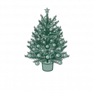 Green Christmas Tree PNG Images Full Hd