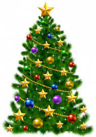 Green Christmas Tree Transparent Image HD