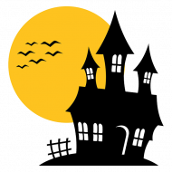Halloween Haunted House PNG Transparent