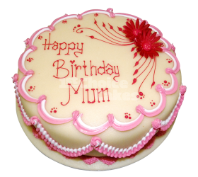 Happy Birthday Mom Cake Png Download
