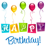 Happy Birthday PNG Text free Download