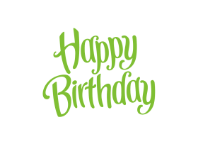 Happy birthday Text PNG Hd Download