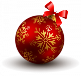 Happy Christmas Baubles Png Image Download