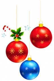 Happy Christmas Baubles Png Image Download HD