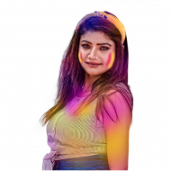 Happy Holi CB Editing Girl PNG Download