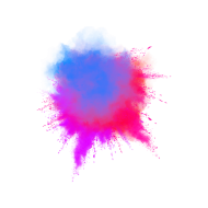 Happy Holi Color Splash HD PNG