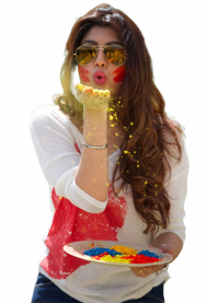 Happy Holi Girl PNG HD Images Download Free