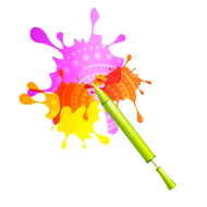 Happy Holi Pichkari Full HD PNG