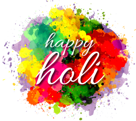Happy Holi PNG A Joyful and Colorful