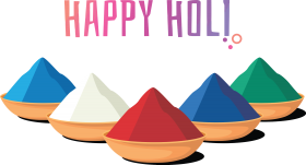 Happy Holi PNG Cone Full HD