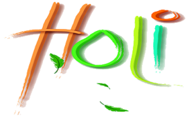 Happy Holi Text HD PNG