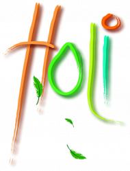 Happy Holi Text High Quality PNG Transparent  Pic