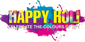 Happy Holi Text PNG Download HD
