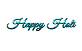 Happy Holi Text PNG Hindu festival