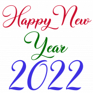 Happy New year 2022 PNG Download Full HD New