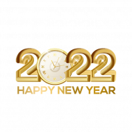 Happy New Year 2022 PNG Text Full HD