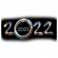 Happy New Year 2022 Text PNG Images HD
