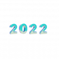 Happy New Year 2022 Text PNG Images HD