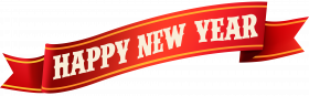 Happy New Year Banner Transparent PNG