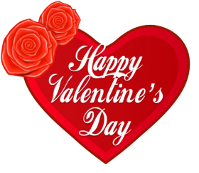 Happy Valentines Day Heart PNG Download