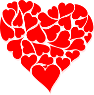 Happy Valentines Day Heart PNG File