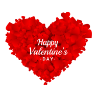 Happy Valentines Day Heart PNG HD Image
