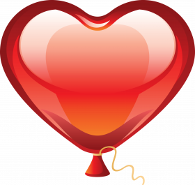 Heart Balloon PNG File Download Free