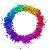 Holi Gulal Round HD PNG Images