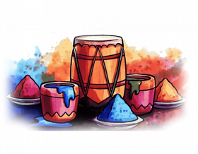 Holi Photo editing PNG Image Download Free