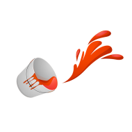 Holi Red Color In Basket hd PNG