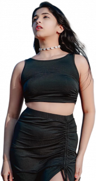 Hot Girl Png In Black Dress For Photo Editing