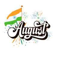 Illustration of Indian flag in vector format for 15 August celebration PNg