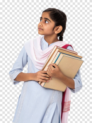 Indian School Girl Student Png Hd With Uniform