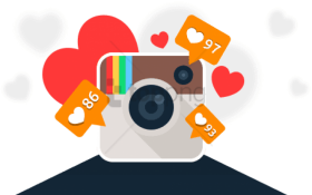 Instagram Logo PNG Hd With Like Icon