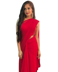 Jannat Zubair Indian Girls Png Hd in Saree