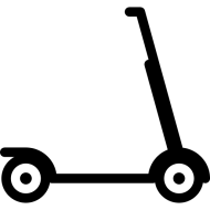 Kick Scooter Transparent Vector Art png