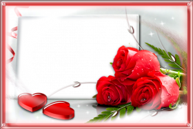 Love frame png rose Full HD Download