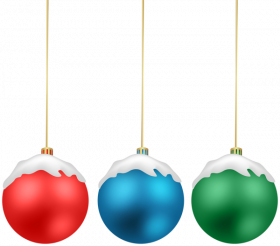 Merry Christmas Baubles PNG Images Download