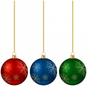 Merry Christmas Baubles PNG Images Download HD